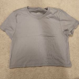 Light blue crop tshirt